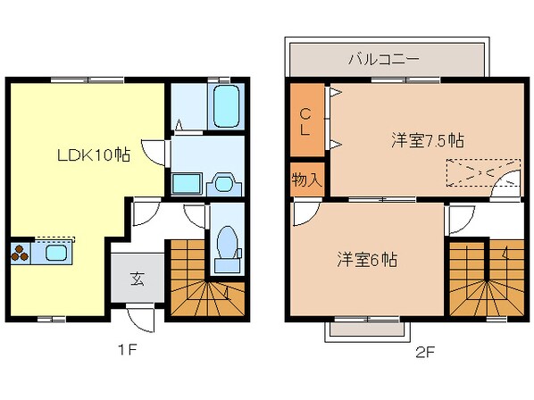 プレタメゾン結城の物件間取画像